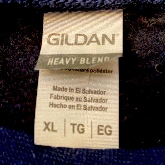 Men’s Vintage Gildan Heavy Blend “Surviving Not Thriving” Sweatshirt Size XL - Picture 3 of 4